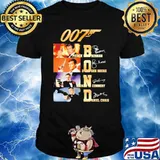 007 Pierce Brosnan Roger Moore Sean Connery Daniel Craig shirt