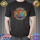12th Birthday Vintage 2009 Years Old Decoration T-Shirt Unisex