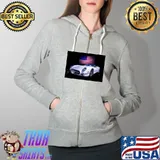 1953 corvette thomas burtney transparent American Flag Shirt Full Zip Hooded