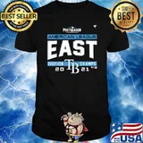 2021 AL East Champions Rays Locker Room Officially T-Shirt