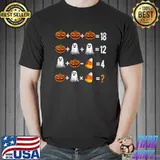 2021 Halloween Order of Operations Quiz Math Teacher Pumpkin T-Shirt Unisex