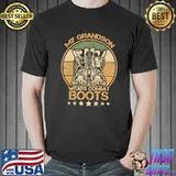 2021 My Daughter Wears Combat Boots Proud Military Retro Grandpa T-Shirt Unisex