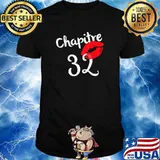 32th Birthday Chapter Born in 1989 Red Lips T-Shirt