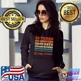 43 years of being awesome 43th Birthday Decorations Party Raglan Baseball T-shirt