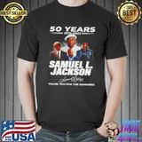 50 years 1972 2022 Samuel L. Jackson signature thank you for the memories s Unisex