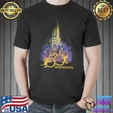 50th Anniversary Years World Magic Kingdom Castle Light Classic T-Shirt Unisex