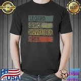 56th Birthday Gifts 56 Years Old Legend Since November 1965 T-Shirt