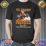 57 years 1964 2021 Morgan Freeman thank you for the memories signature s Unisex
