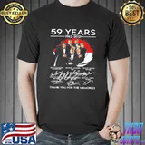 59 Years 1962 2021 007 Thank You For The Memories Shirt