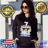 7 world series champions 2020 los angeles dodgers shirt