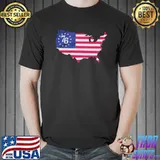 76 American Flag Map Shirt