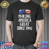 77th Birthday,Making America Great Since 1945 Premium T-Shirt Unisex