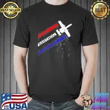 A-10 Warthog Patriotic 4Th Of July Themed Distressed Shirt Unisex