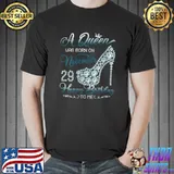 A Queen Was Born On November 29 Funny November Birthday T-Shirt Unisex