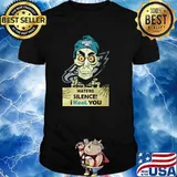Achmed Philadelphia Eagles football haters silence i keel you skull shirt
