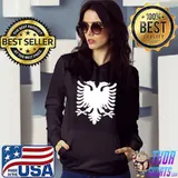 Albania Flag Eagle s Hoodie