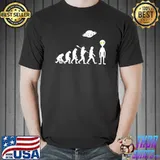 Alien Evolution - Funny UFO Alien T-Shirt
