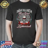 America was born on my land Lakmiut Tribe Native American Baseball T-shirt