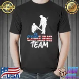 American flag Curling team design for curling lovers T-Shirt