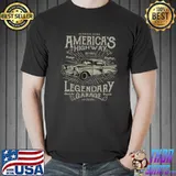 Americas Highway Legendary Garage Shirt Unisex