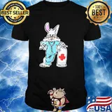 Anesthesia Ether Bunny Funny Easter Medical Shirt