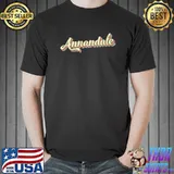 Annandale Retro Art Baseball Font Vintage T-shirt
