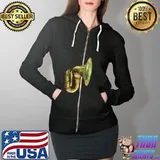 Antique Brass Car Horn Yopedro Shirt Full Zip Hooded