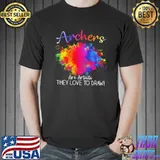 Archers Are Artists They Love to Draw Colorful Shirt Unisex