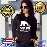 Aunt Bear Autism Awareness Colorful Shirt