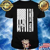Auto Body Painter USA Flag Automotive Painter T-Shirt