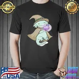 Axolotl Hexe Süßes Axolotl Halloween Kostüm Shirt Unisex
