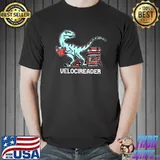 Azeala Velocireader Classic- Velocireader T-Rex Reading Book T-Shirt