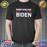 BareShelvesBiden Conservative Anti-Liberal Impeach USA Flag T-Shirt Unisex