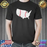 Baseball America Map Shirt
