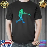 Baseball Player Batter Youth Men Kids Boys T-Shirt Unisex