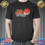 BBQ I'D Put Bacon On That Retro Vintage Grilling T-shirt