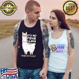 Be Different Autism Awareness No Prob Llama Shirt Tank Top