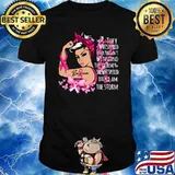 Believe I Am The Storm Breast Cancer Warrior Fighter T-Shirt