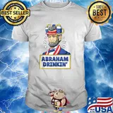 Ben Drankin T-Shirt Abraham Drinkin 4th Of July Patriotic T-shirt