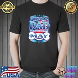 Best Dog Dad are born in May Dog Lover Birthday Premium T-Shirt Unisex