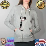 Bestest Mime Ever John Schwegel Halloween Shirt Full Zip Hooded