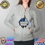 Bigfoot riding Dinosaurs happy 4th of July s Full Zip Hooded