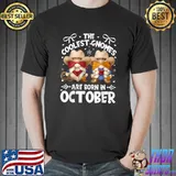 Birthday Cowboy Gnomes For Cowgirls Who Are Born In October T-Shirt Unisex