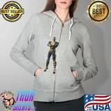 Black Adam Demo Shirt Full Zip Hooded