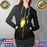 Black Adam Foe Shirt Full Zip Hooded