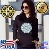 Blue Horoscope Wheel - Astrology Lovers T-Shirt Hoodie
