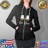 Boo Bees Couples Halloween Costume Funny Boobee T-Shirt Full Zip Hooded