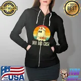 Boo Boo Crew Nurse Ghost Funny Halloween Costume Raglan Baseball T-s Full Zip Hooded