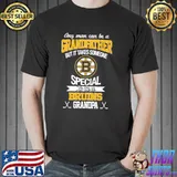Boston Bruins Grandfather But It Takes Someone Special to Be A Bruins Grandpa Shirt