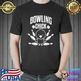 Bowling Chick Bowler Bowl Game T-Shirt